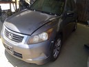 2009 HONDA ACCORD, GRAY, EX-L, 2.4L, AT.   A25140